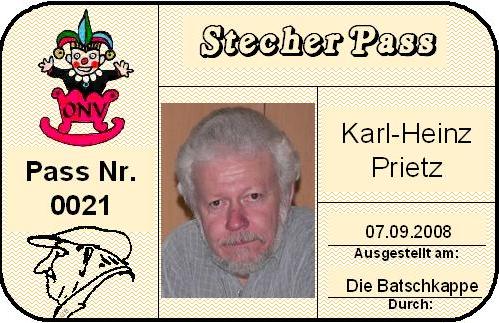 Pass Prietz Karl-Heinz